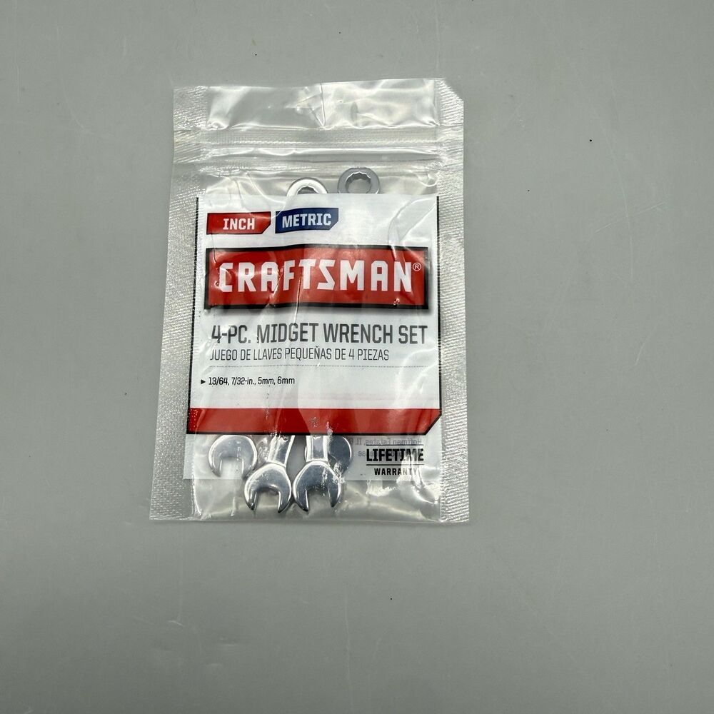 Craftsman 4pc midget Wrench Set Metric